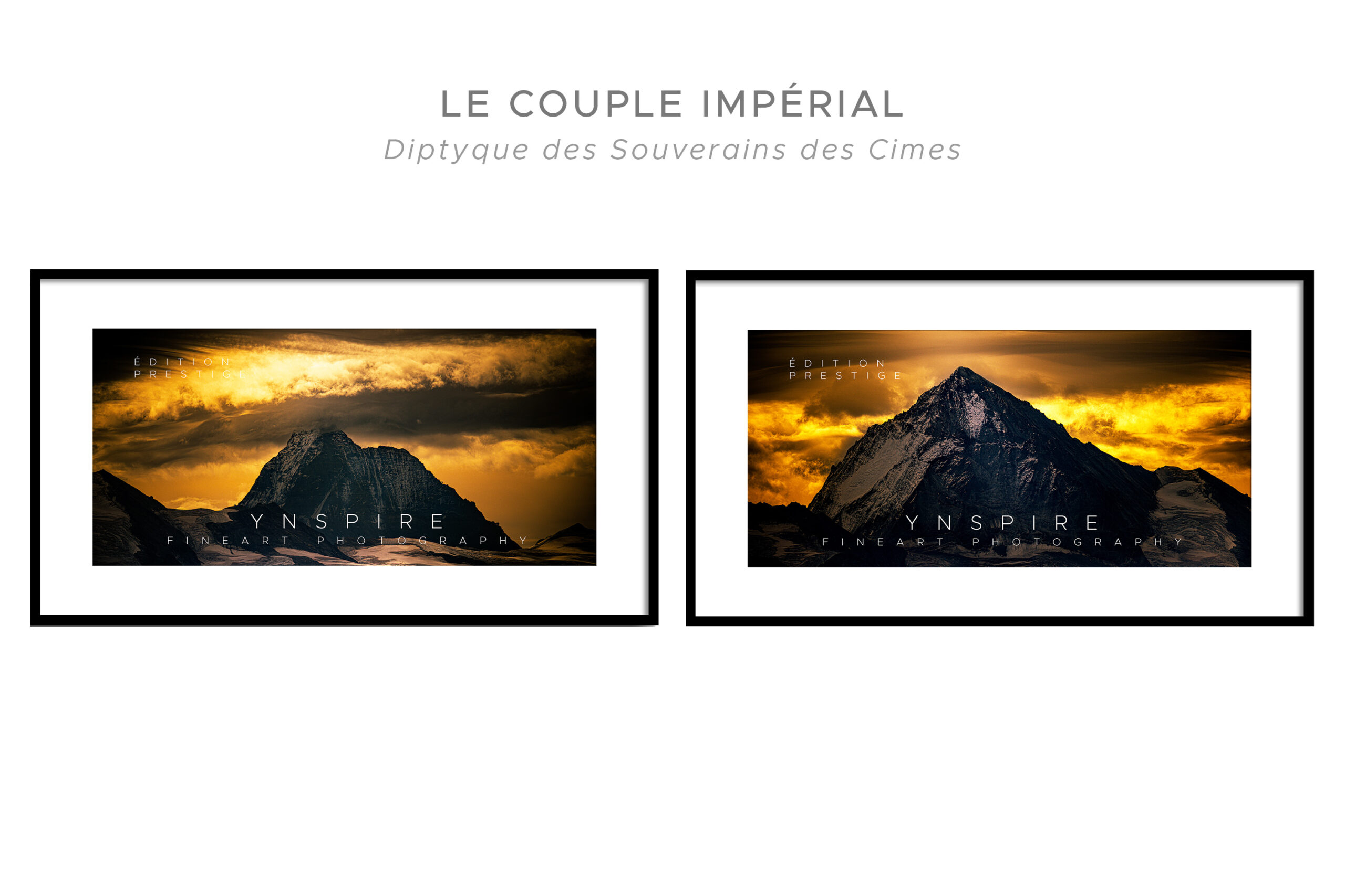 LES SOUVERAINS DES CIMES – Collection 2 Œuvres 90×60
